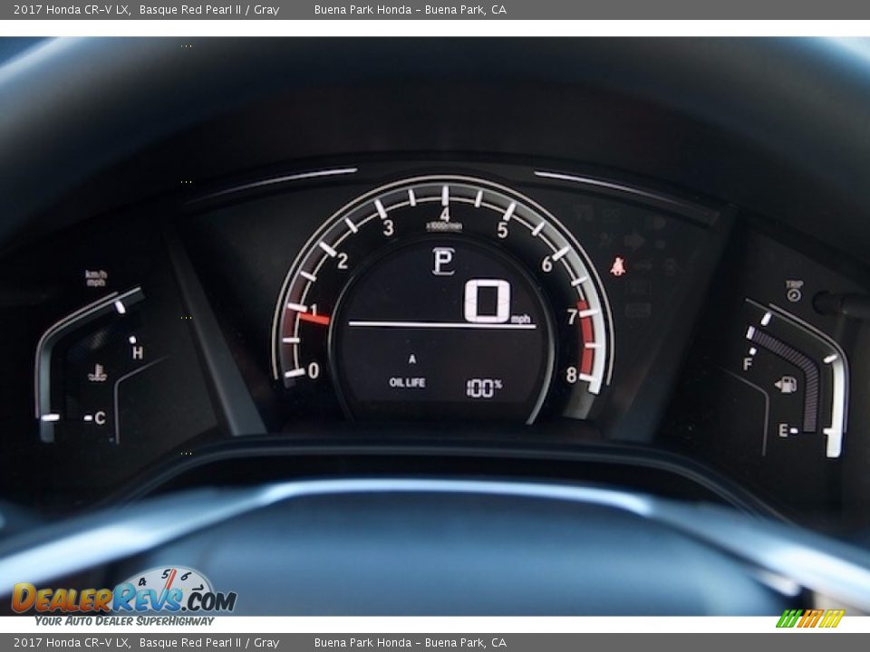 2017 Honda CR-V LX Basque Red Pearl II / Gray Photo #16