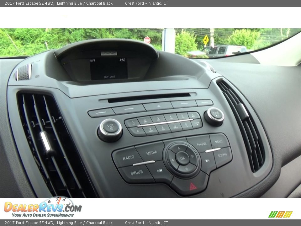 2017 Ford Escape SE 4WD Lightning Blue / Charcoal Black Photo #15