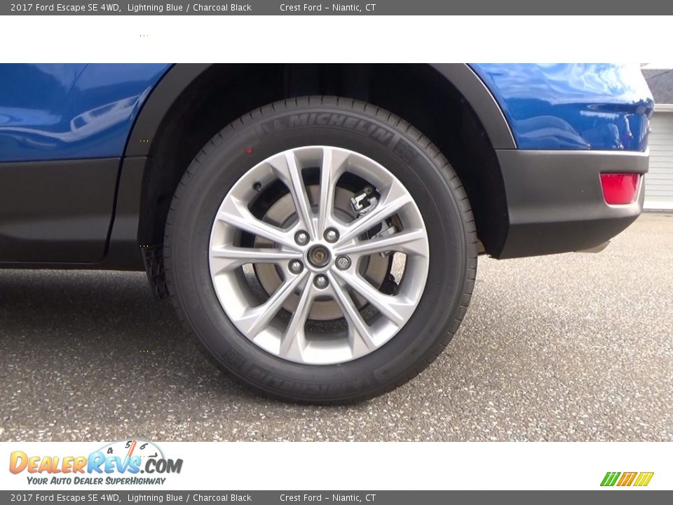 2017 Ford Escape SE 4WD Lightning Blue / Charcoal Black Photo #20