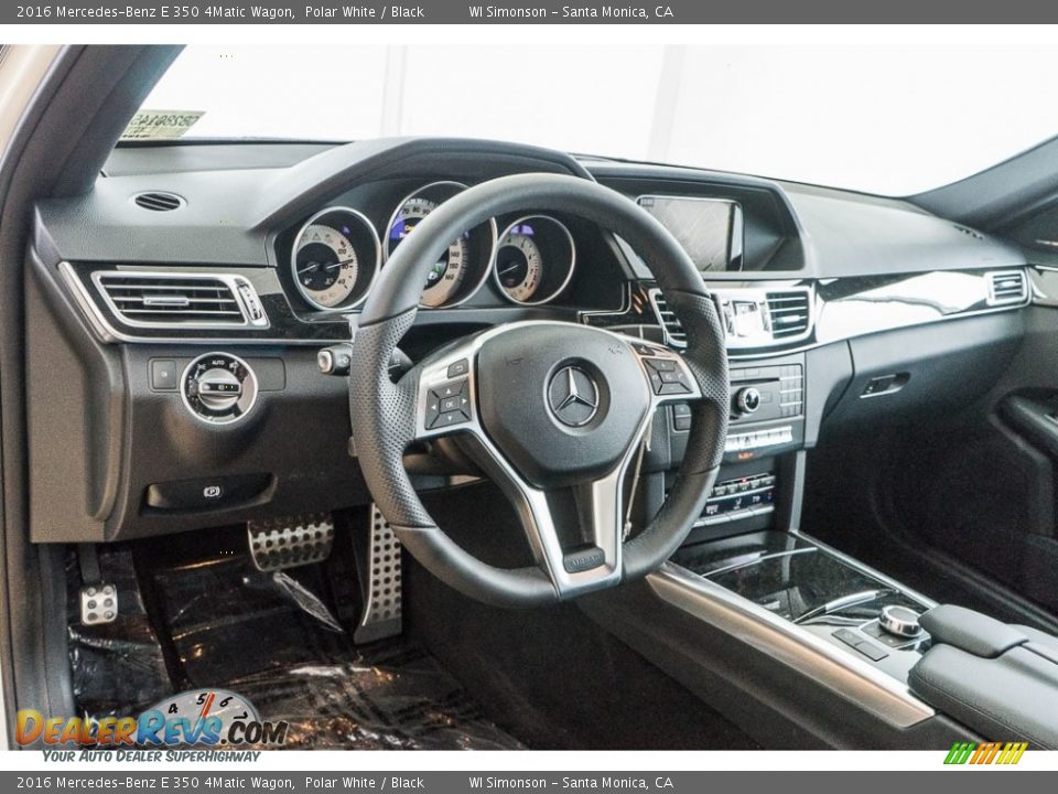 2016 Mercedes-Benz E 350 4Matic Wagon Polar White / Black Photo #5