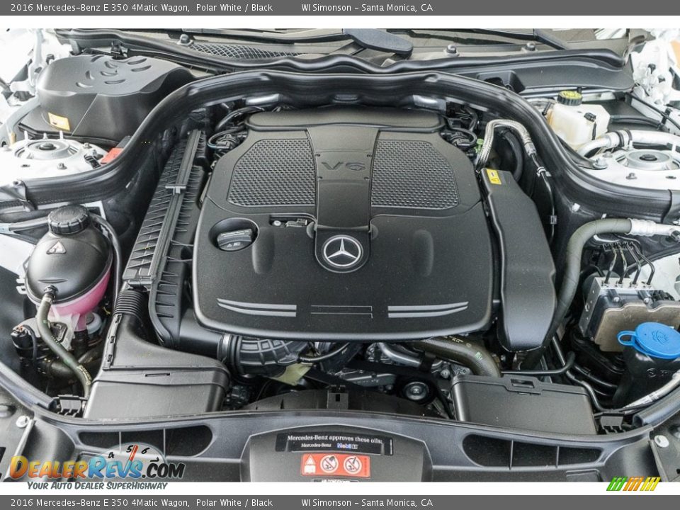 2016 Mercedes-Benz E 350 4Matic Wagon Polar White / Black Photo #9