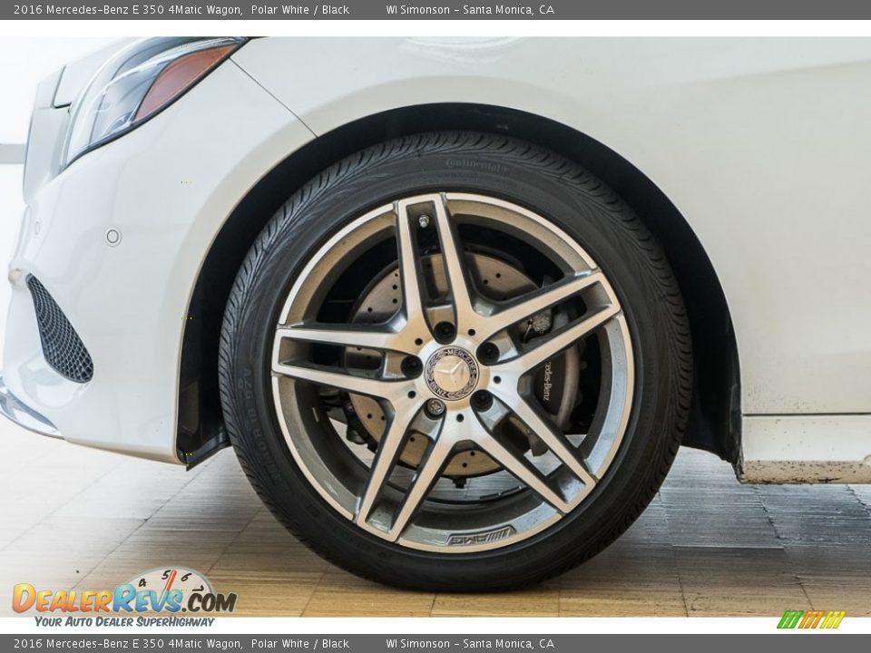 2016 Mercedes-Benz E 350 4Matic Wagon Polar White / Black Photo #10