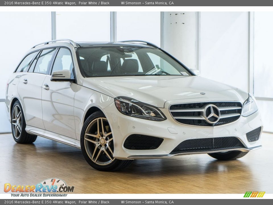 2016 Mercedes-Benz E 350 4Matic Wagon Polar White / Black Photo #11