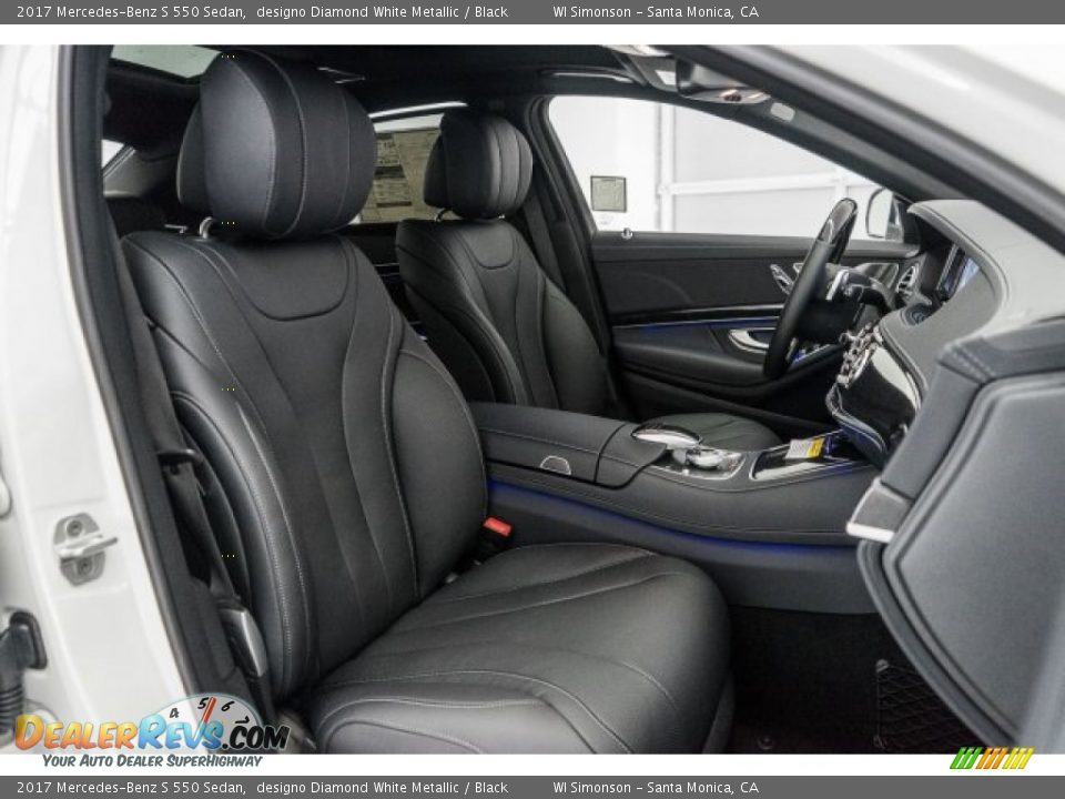 2017 Mercedes-Benz S 550 Sedan designo Diamond White Metallic / Black Photo #2