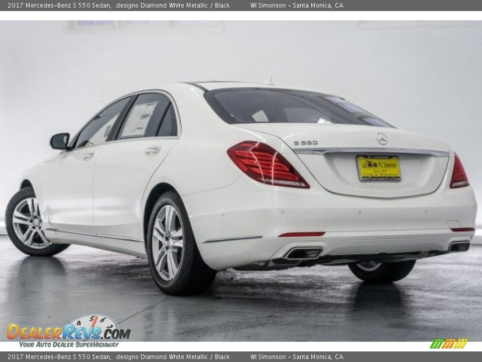 2017 Mercedes-Benz S 550 Sedan designo Diamond White Metallic / Black Photo #3