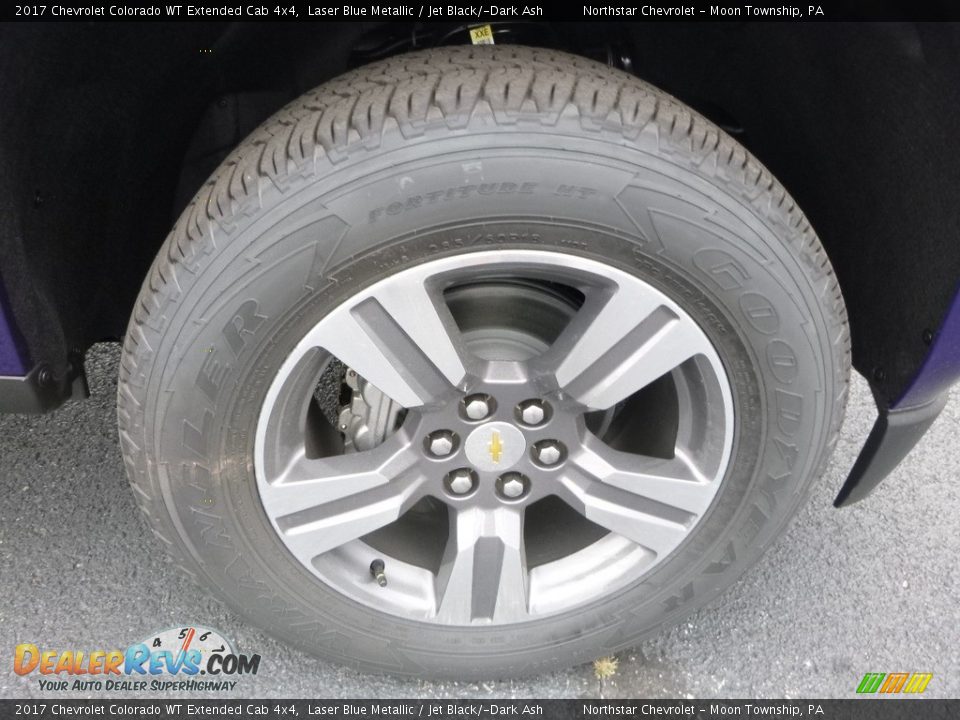 2017 Chevrolet Colorado WT Extended Cab 4x4 Laser Blue Metallic / Jet Black/­Dark Ash Photo #9