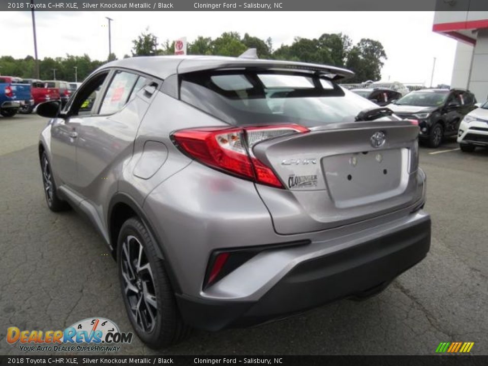 2018 Toyota C-HR XLE Silver Knockout Metallic / Black Photo #9