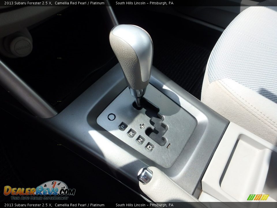 2013 Subaru Forester 2.5 X Camellia Red Pearl / Platinum Photo #21