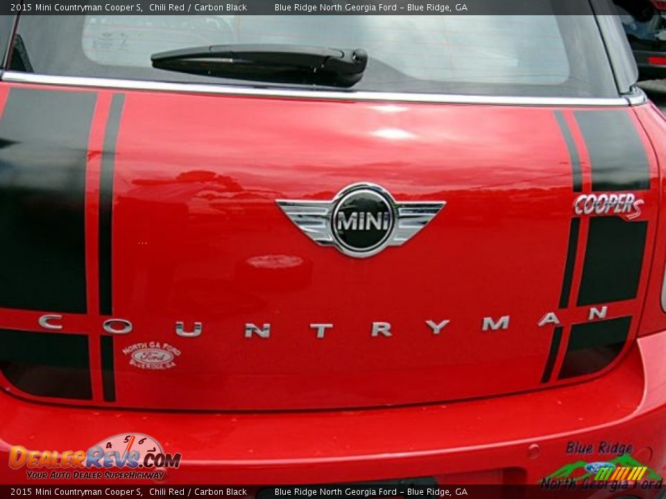 2015 Mini Countryman Cooper S Chili Red / Carbon Black Photo #31