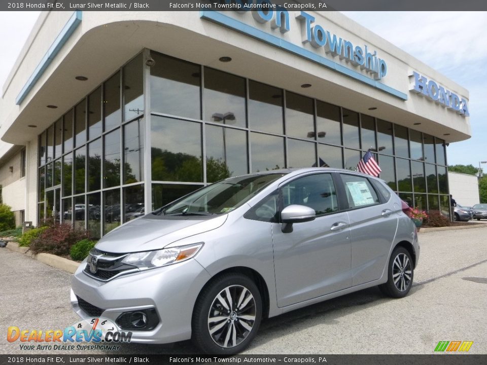 2018 Honda Fit EX Lunar Silver Metallic / Black Photo #1
