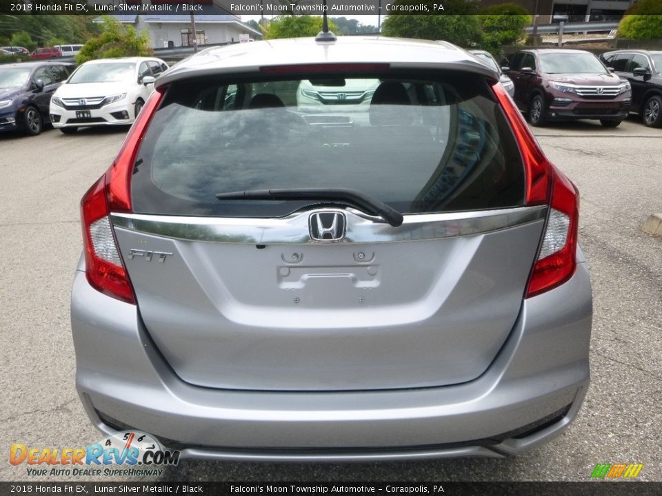 2018 Honda Fit EX Lunar Silver Metallic / Black Photo #3