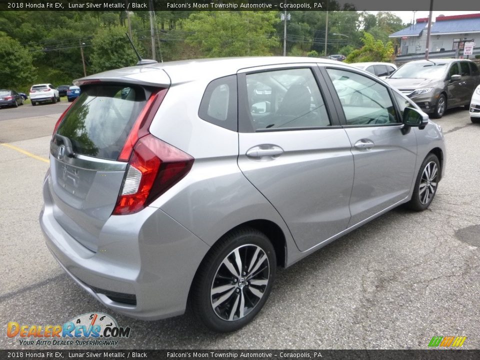 2018 Honda Fit EX Lunar Silver Metallic / Black Photo #4