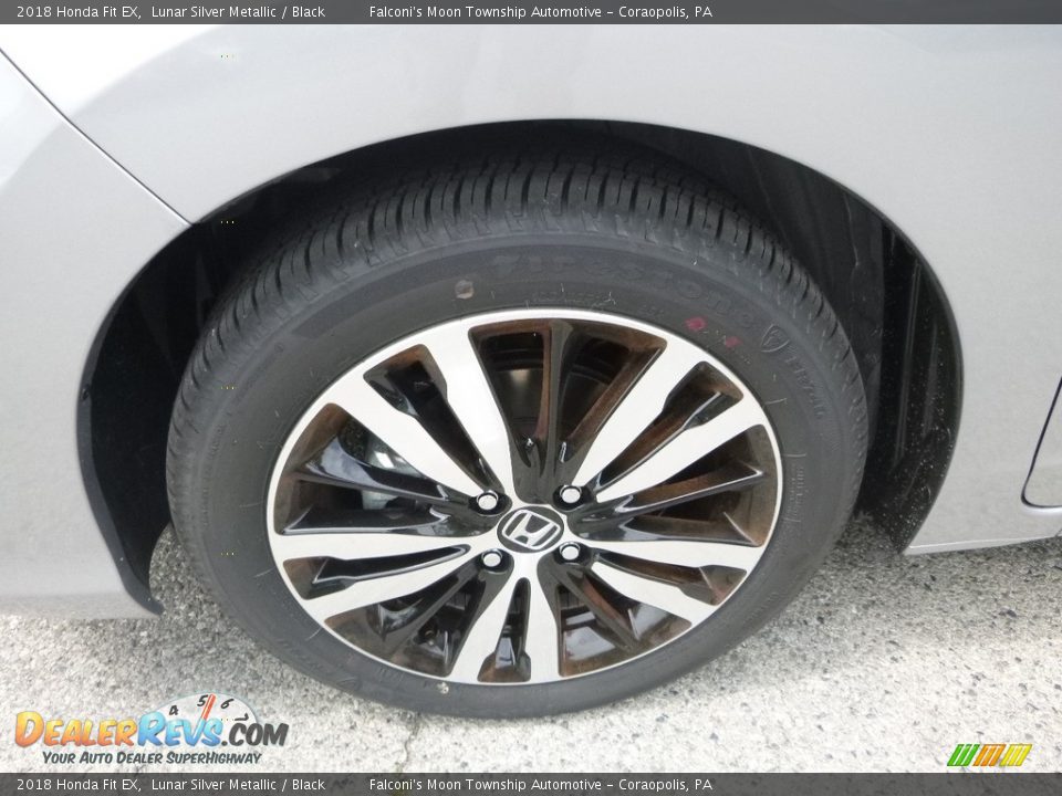 2018 Honda Fit EX Lunar Silver Metallic / Black Photo #7