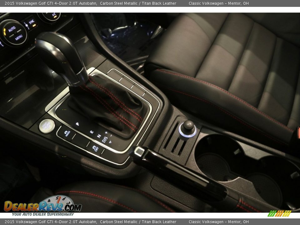 2015 Volkswagen Golf GTI 4-Door 2.0T Autobahn Carbon Steel Metallic / Titan Black Leather Photo #12