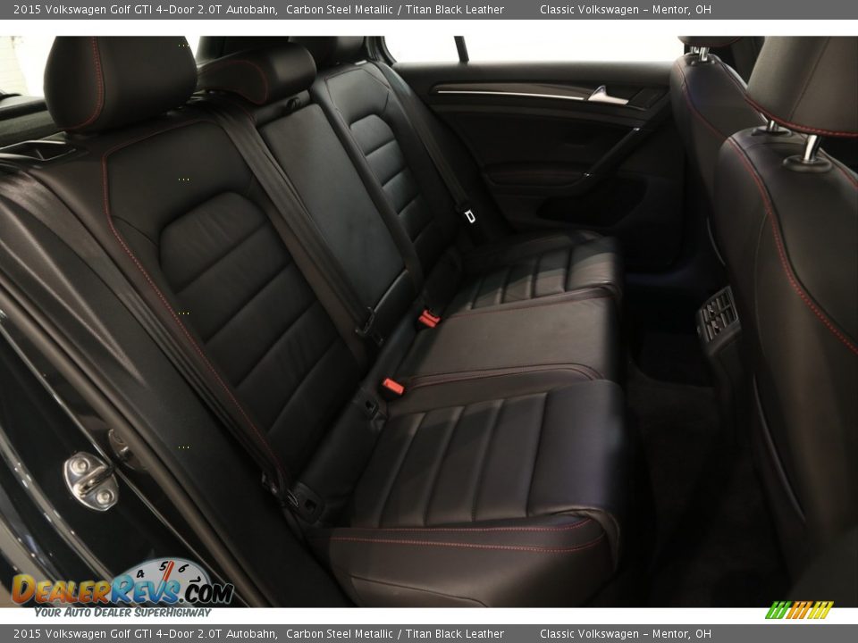 2015 Volkswagen Golf GTI 4-Door 2.0T Autobahn Carbon Steel Metallic / Titan Black Leather Photo #14
