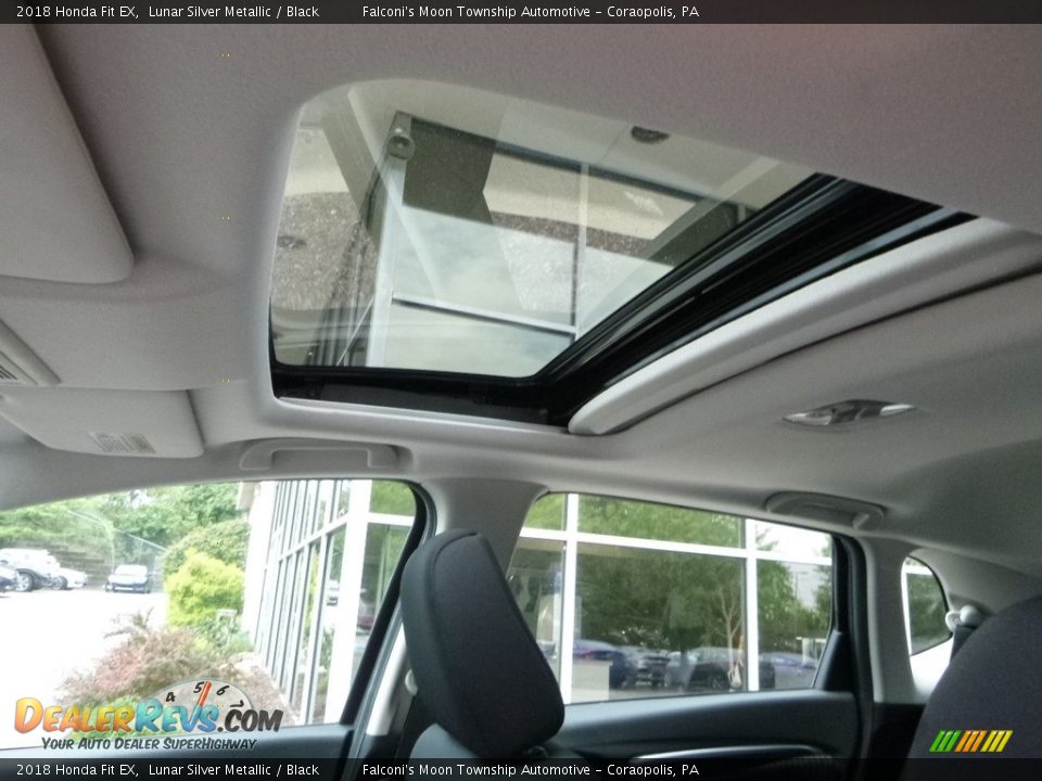 2018 Honda Fit EX Lunar Silver Metallic / Black Photo #13