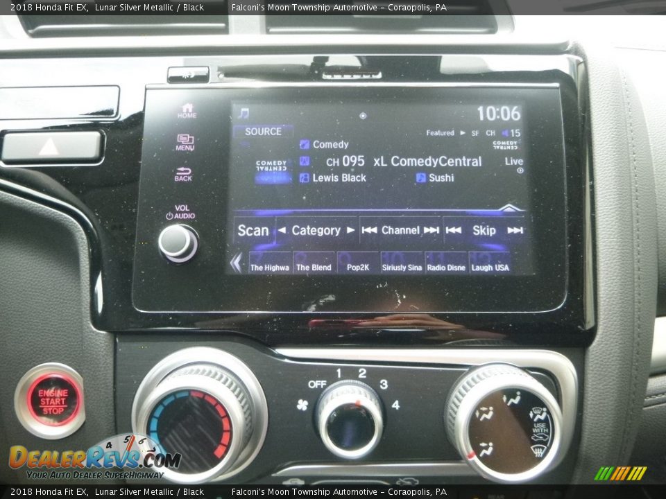 2018 Honda Fit EX Lunar Silver Metallic / Black Photo #14