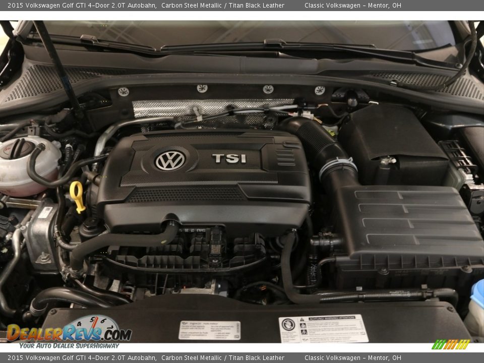 2015 Volkswagen Golf GTI 4-Door 2.0T Autobahn Carbon Steel Metallic / Titan Black Leather Photo #17