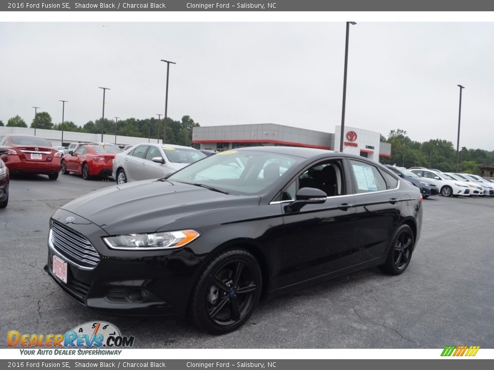 2016 Ford Fusion SE Shadow Black / Charcoal Black Photo #6