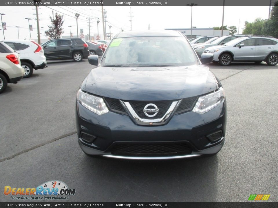 2016 Nissan Rogue SV AWD Arctic Blue Metallic / Charcoal Photo #3