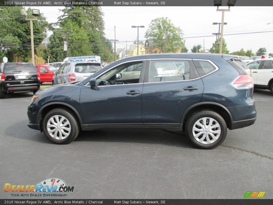 2016 Nissan Rogue SV AWD Arctic Blue Metallic / Charcoal Photo #9