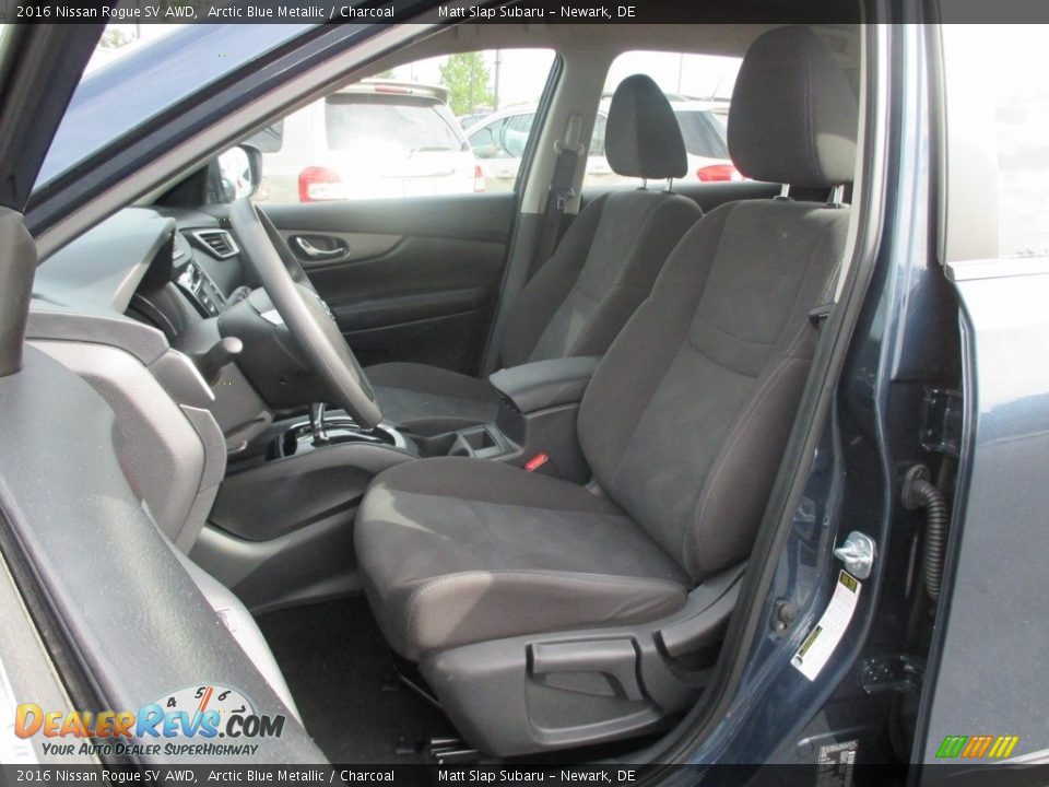 2016 Nissan Rogue SV AWD Arctic Blue Metallic / Charcoal Photo #14