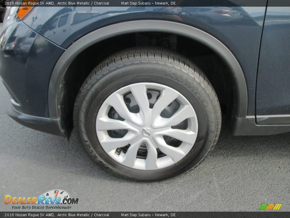 2016 Nissan Rogue SV AWD Arctic Blue Metallic / Charcoal Photo #21