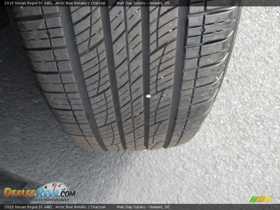 2016 Nissan Rogue SV AWD Arctic Blue Metallic / Charcoal Photo #22