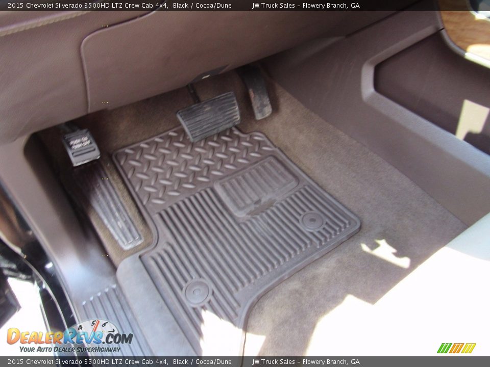 2015 Chevrolet Silverado 3500HD LTZ Crew Cab 4x4 Black / Cocoa/Dune Photo #10
