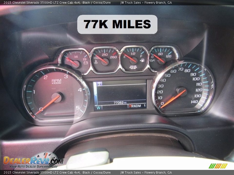 2015 Chevrolet Silverado 3500HD LTZ Crew Cab 4x4 Black / Cocoa/Dune Photo #11