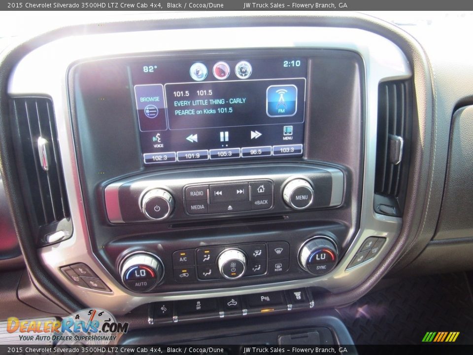 2015 Chevrolet Silverado 3500HD LTZ Crew Cab 4x4 Black / Cocoa/Dune Photo #13
