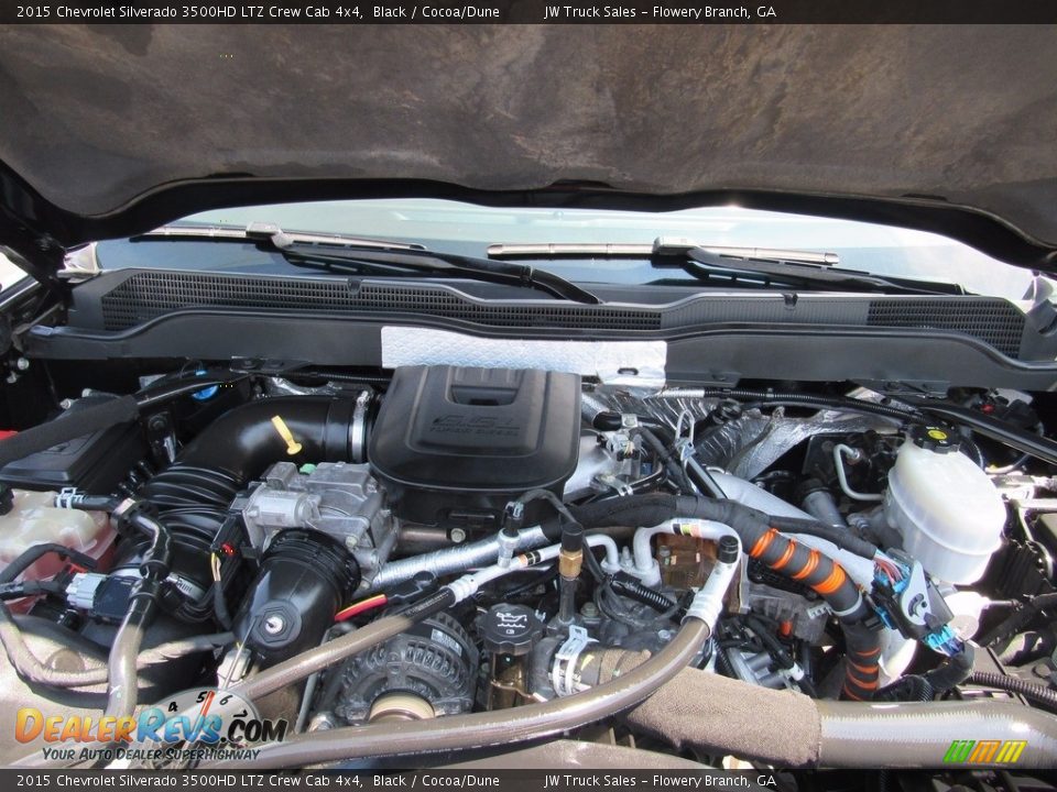2015 Chevrolet Silverado 3500HD LTZ Crew Cab 4x4 Black / Cocoa/Dune Photo #19