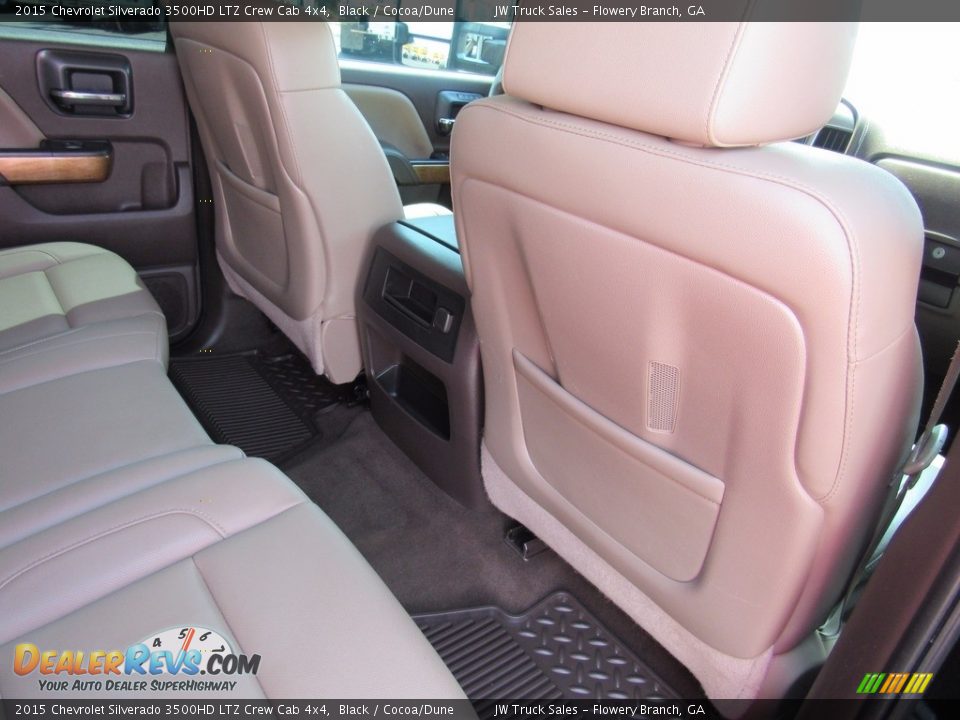 2015 Chevrolet Silverado 3500HD LTZ Crew Cab 4x4 Black / Cocoa/Dune Photo #24