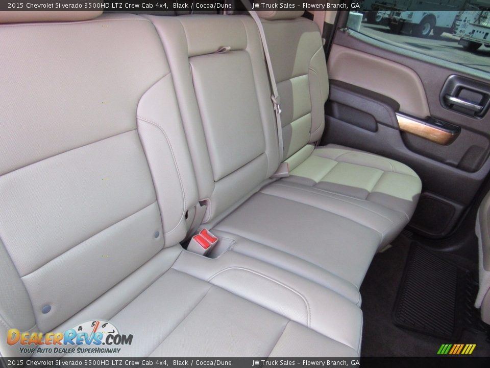 2015 Chevrolet Silverado 3500HD LTZ Crew Cab 4x4 Black / Cocoa/Dune Photo #25