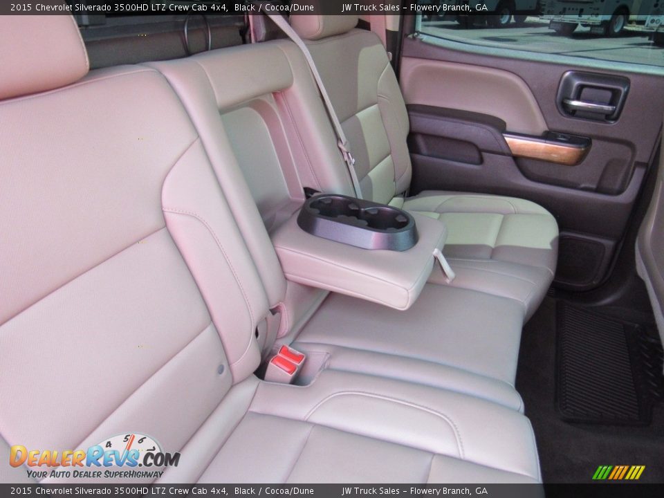 2015 Chevrolet Silverado 3500HD LTZ Crew Cab 4x4 Black / Cocoa/Dune Photo #26
