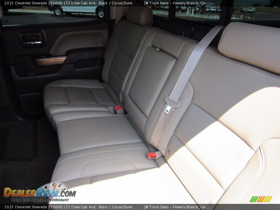 2015 Chevrolet Silverado 3500HD LTZ Crew Cab 4x4 Black / Cocoa/Dune Photo #28