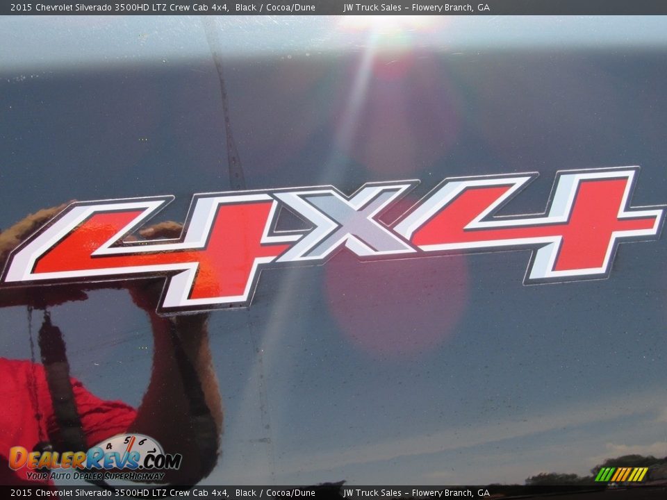 2015 Chevrolet Silverado 3500HD LTZ Crew Cab 4x4 Black / Cocoa/Dune Photo #33