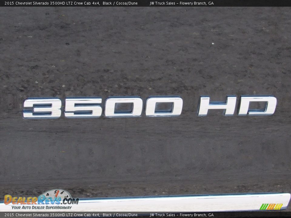 2015 Chevrolet Silverado 3500HD LTZ Crew Cab 4x4 Black / Cocoa/Dune Photo #34