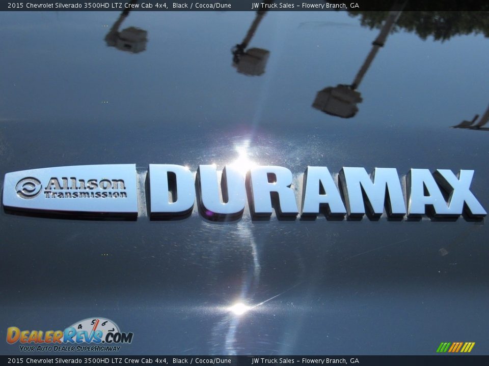 2015 Chevrolet Silverado 3500HD LTZ Crew Cab 4x4 Black / Cocoa/Dune Photo #35