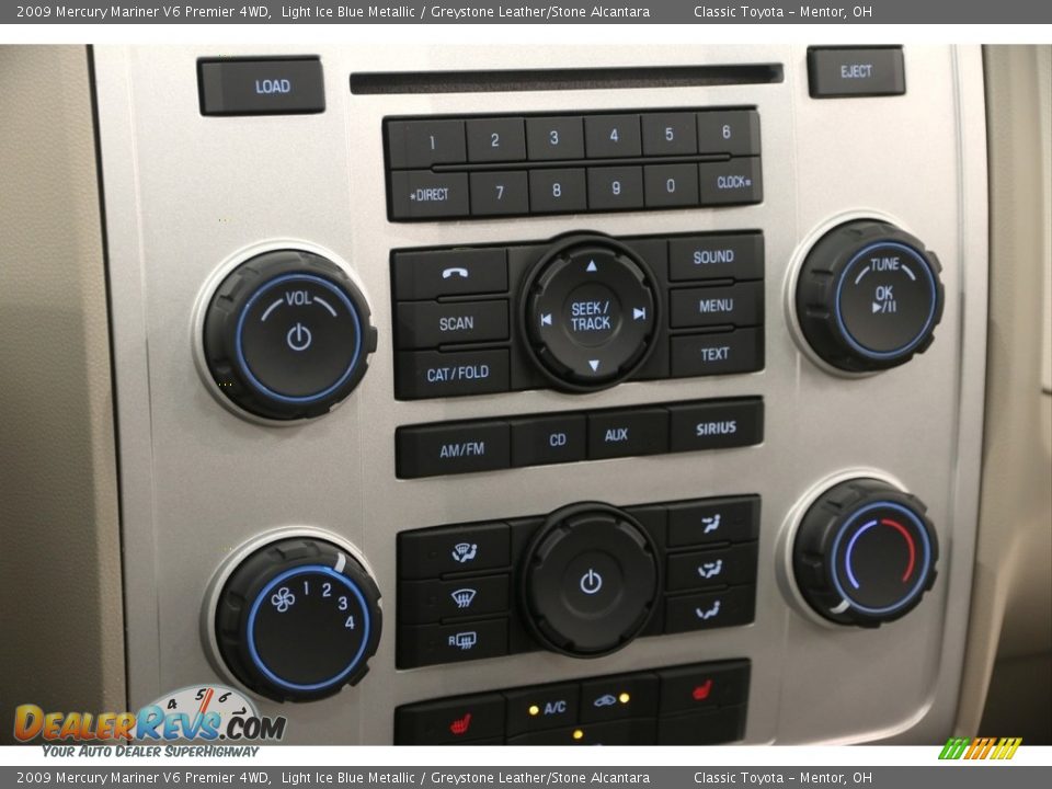 2009 Mercury Mariner V6 Premier 4WD Light Ice Blue Metallic / Greystone Leather/Stone Alcantara Photo #11