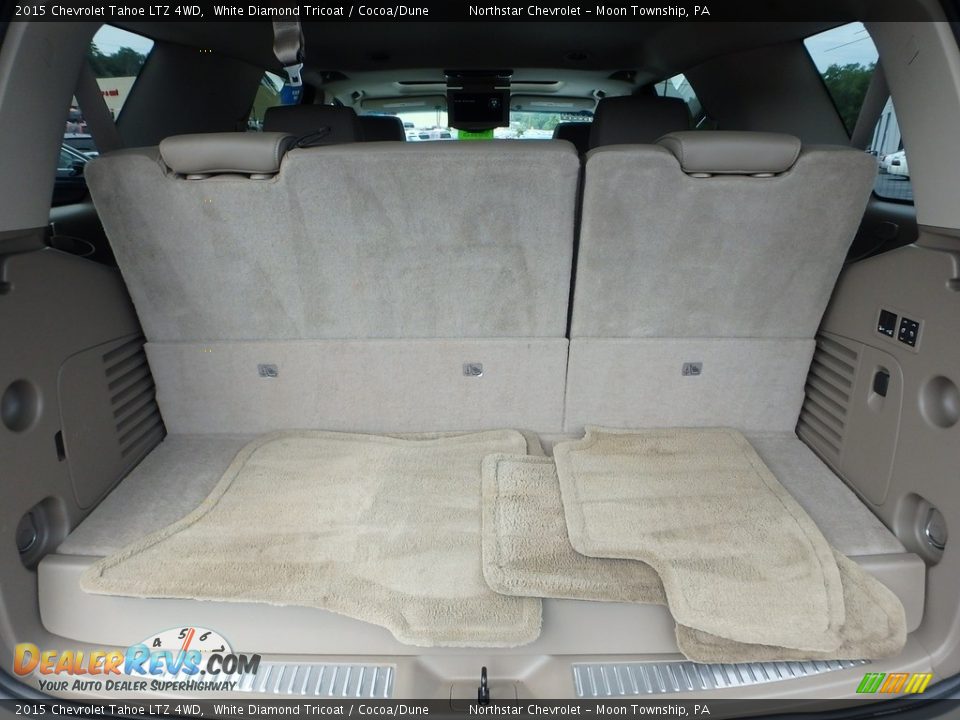 2015 Chevrolet Tahoe LTZ 4WD White Diamond Tricoat / Cocoa/Dune Photo #7