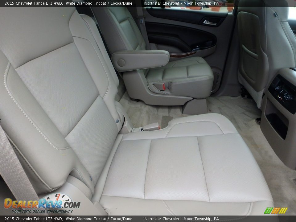 2015 Chevrolet Tahoe LTZ 4WD White Diamond Tricoat / Cocoa/Dune Photo #18