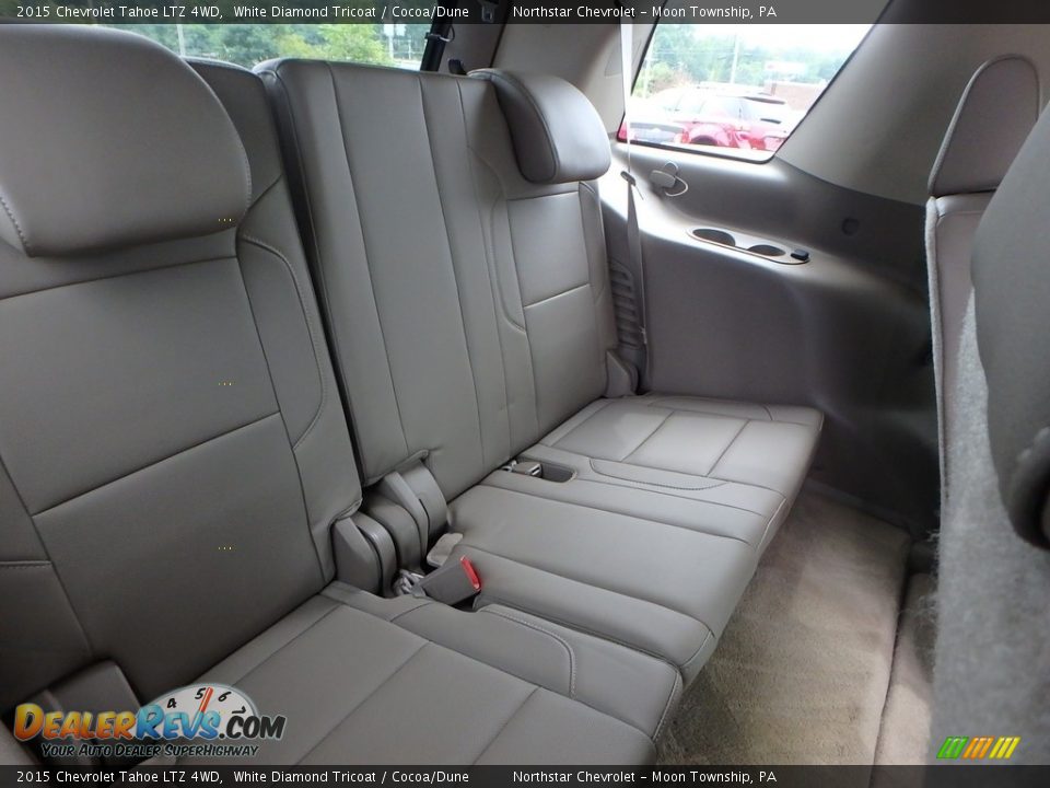 2015 Chevrolet Tahoe LTZ 4WD White Diamond Tricoat / Cocoa/Dune Photo #19
