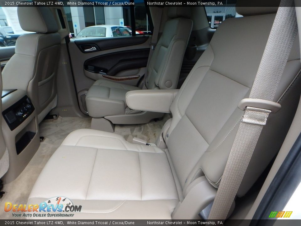 2015 Chevrolet Tahoe LTZ 4WD White Diamond Tricoat / Cocoa/Dune Photo #21