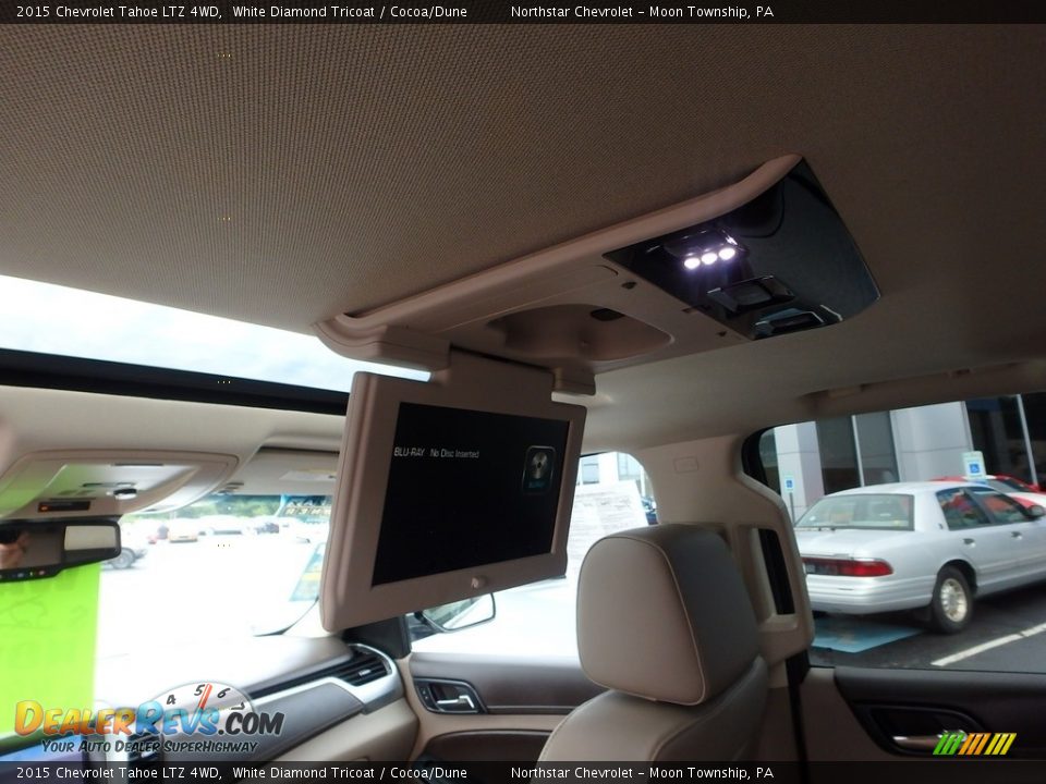 2015 Chevrolet Tahoe LTZ 4WD White Diamond Tricoat / Cocoa/Dune Photo #23