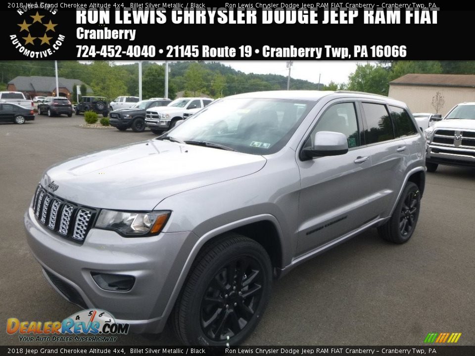 2018 Jeep Grand Cherokee Altitude 4x4 Billet Silver Metallic / Black Photo #1