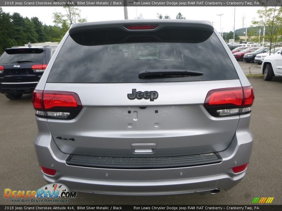 2018 Jeep Grand Cherokee Altitude 4x4 Billet Silver Metallic / Black Photo #4