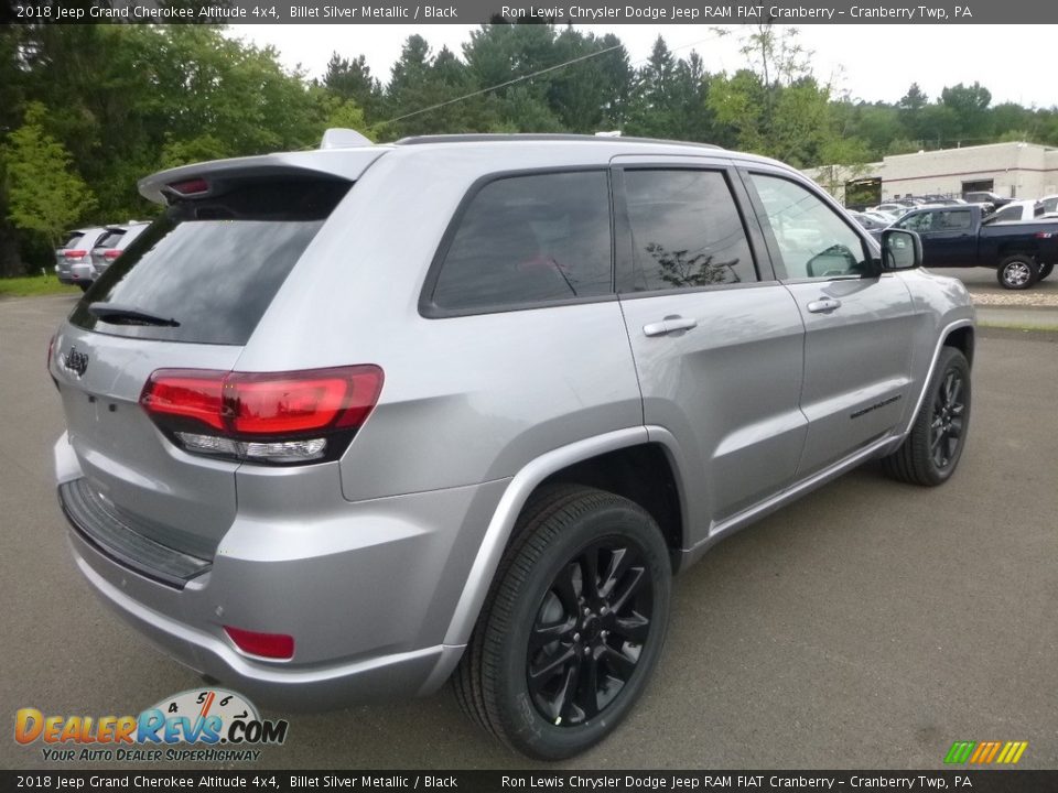 2018 Jeep Grand Cherokee Altitude 4x4 Billet Silver Metallic / Black Photo #5