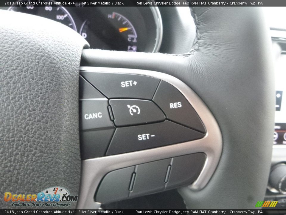 2018 Jeep Grand Cherokee Altitude 4x4 Billet Silver Metallic / Black Photo #17