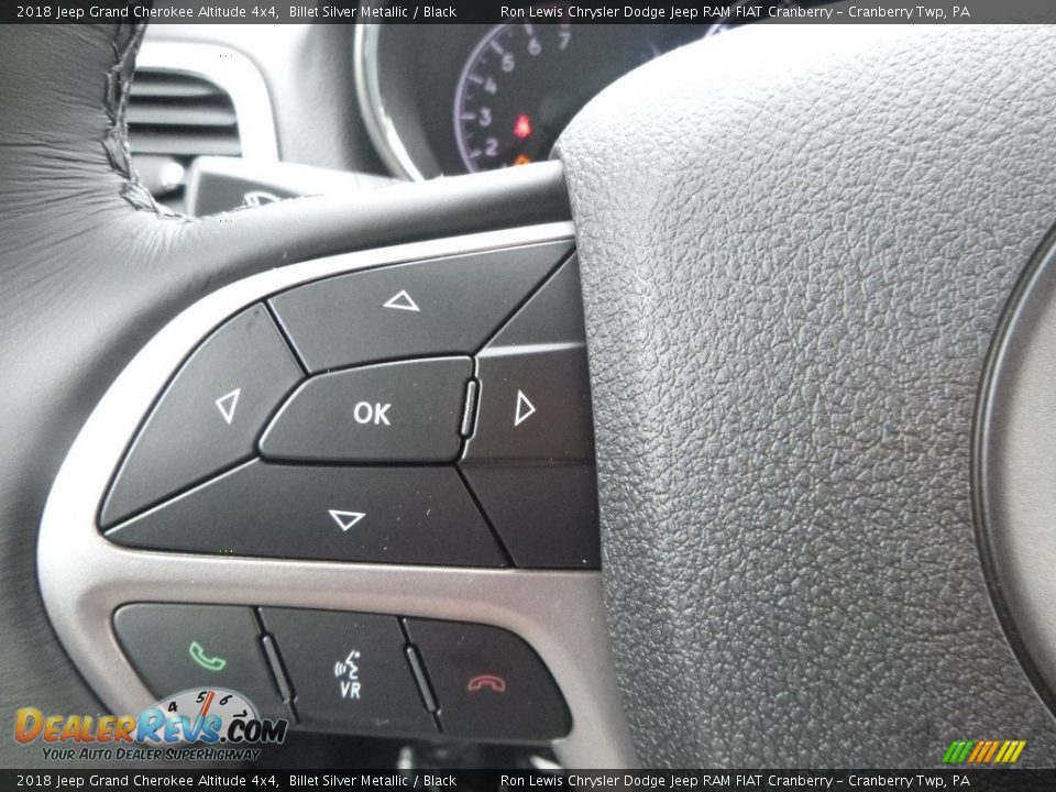 2018 Jeep Grand Cherokee Altitude 4x4 Billet Silver Metallic / Black Photo #18